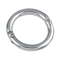 Two-Part Stainless Steel Round Ring With Screw Fixing