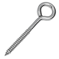 Vine Eye - Stainless Steel Wood Thread Screw Eye