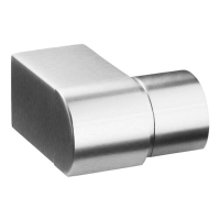 Wall Flange for Glass Channel Tube - Mod 6507