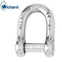 Wichard D Shackle - Allen Head Pin - Stainless Steel