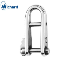 Wichard D Shackle - Bar - Key Pin - HR Stainless Steel