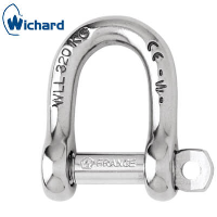 Wichard D Shackle - Self Locking Pin - Stainless Steel
