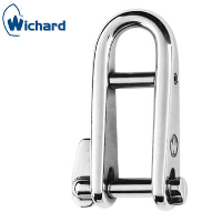 Wichard D Shackle with Bar - Key Pin - Stainless Steel