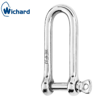 Wichard Long D Shackle - HR Stainless Steel