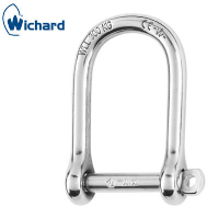 Wichard Wide D Shackle - Self Lock - Stainless Steel