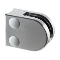 Zinc Glass Clamp - 6mm to 10.76mm - Tube Mount