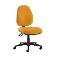 Jota high back operator chair with no arms - Solano Yellow