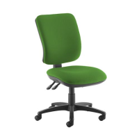 Senza high back operator chair with no arms - Lombok Green