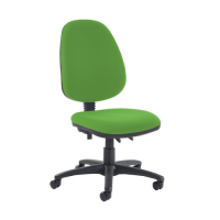 Jota high back PCB operator chair with no arms - Lombok Green