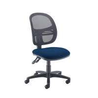 Jota Mesh medium back operators chair with no arms - Costa Blue
