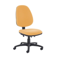 Jota high back PCB operator chair with no arms - Solano Yellow