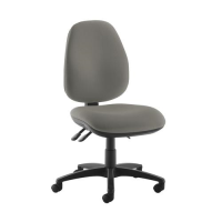 Jota high back operator chair with no arms - Slip Grey