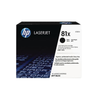 HP 81X Black High Yield Laserjet Cartridge (25 000 page capacity) 281X