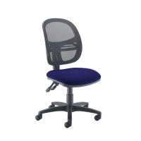 Jota Mesh medium back operators chair with no arms - Ocean Blue