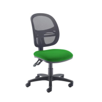 Jota Mesh medium back operators chair with no arms - Lombok Green