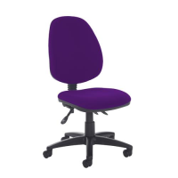 Jota high back asynchro operators chair with no arms - Tarot Purple