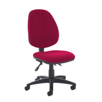 Jota high back asynchro operators chair with no arms - Diablo Pink
