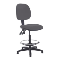 Jota draughtsmans chair with no arms - Blizzard Grey