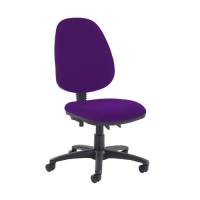 Jota high back PCB operator chair with no arms - Tarot Purple