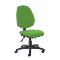 Jota high back asynchro operators chair with no arms - Lombok Green