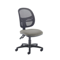 Jota Mesh medium back operators chair with no arms - Slip Grey