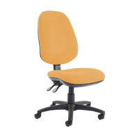 Jota extra high back operator chair with no arms - Solano Yellow