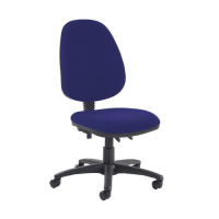 Jota high back PCB operator chair with no arms - Ocean Blue