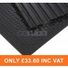 Stable Saver Economy Rubber Studded Stable Mats-Black-10mm-1.2m-1.8m