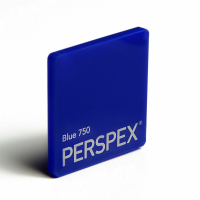  3mm Blue Acrylic Perspex 750 Sheet Cut To Size
