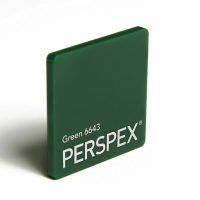  3mm Dark Green Acrylic Perspex 6643 Sheet Cut To Size