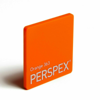 3mm Orange Acrylic Perspex 363 Sheet Cut To Size Providers Deeside