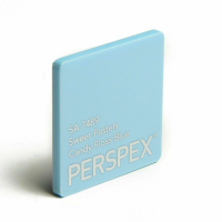 Distributors of 3mm Candy Floss Blue Perspex acrylic SA 7489 Deeside