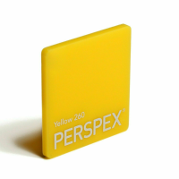 Distributors of 3mm Yellow Acrylic Perspex 260 Sheet Cut To Size Deeside