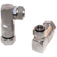43MR-SCF12-C03 4.3-10 Right Angle Male Connector for 1/2" SuperFlexible Cable, OMNI FIT?standard