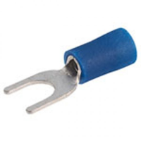 BLUE CRIMP SPADE (FORK) 5MM PACKS OF 100 EBF5