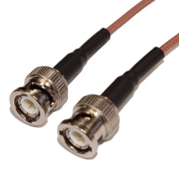 BNC Plug to BNC Plug Cable Assembly RG316 1.0 Metre