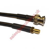 BNC Plug to SMA Jack Cable Assembly LMR240 10.0 Metre