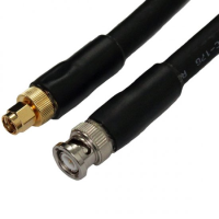 BNC Plug to SMA Plug Cable Assembly LMR400LSZH 1 METRE