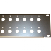 BNC TNC PATCH PANEL 2U 32 port