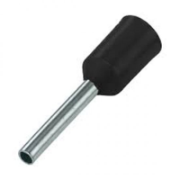 BOOTLACE FERRULE 1.5MM BLACK 10MM LONG (PACK OF 100)