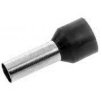 BOOTLACE FERRULE 6MM BLACK 12MM LONG (PACK OF 100)