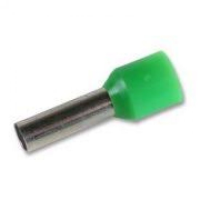 BOOTLACE FERRULE 6MM GREEN 12MM LONG (PACK OF 100)