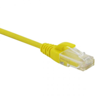 CAT6 0.5M UTP LSOH MINI PATCH LEAD YELLOW