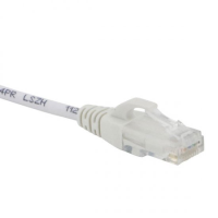 CAT6 1M UTP LSOH MINI PATCH LEAD WHITE