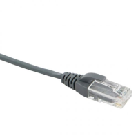 CAT6 5M UTP LSOH MINI PATCH LEAD GREY