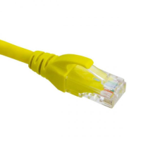 EXCEL CAT5E U/UTP PATCH LEAD LSOH 0.75M YELLOW PACK OF 10