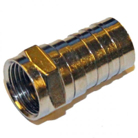 F Crimp Plug CT100 for use in Satellite and Cable TV Connections