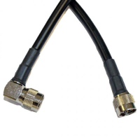 N Elbow Plug to N Plug Cable Assembly URM67 1.0 METRE