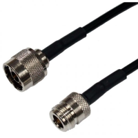 N PLUG TO N JACK CABLE ASSEMBLY RG58 0.5m