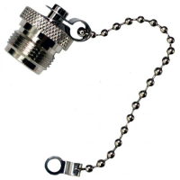 N Type Female Dust Cap With Chain to Fit Male Connector